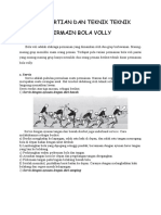 Pengertian Dan Teknik Teknik Bermain Bola Volly