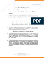 Guía I. Cinemática-Ejercicios Propuestos-2020-1