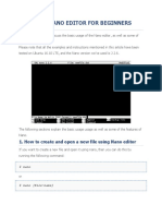 Nano Editor