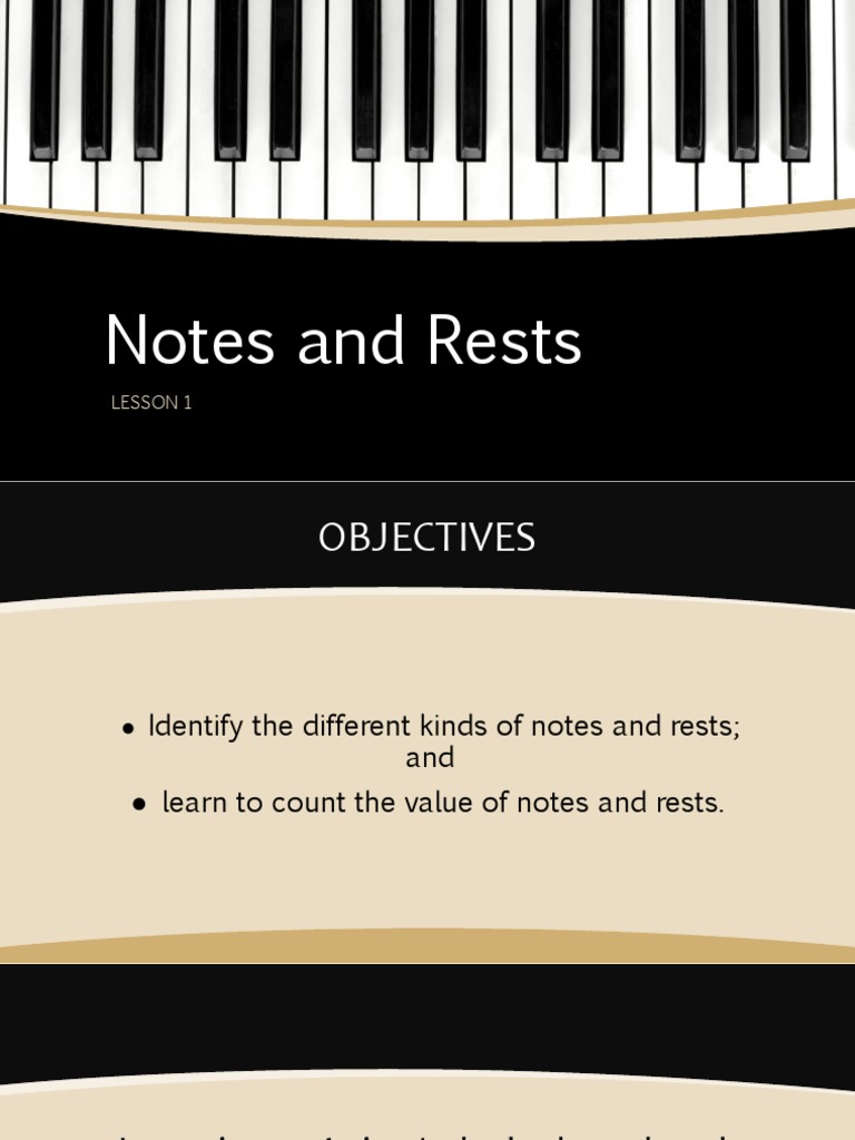 Understanding Music Notes and Rests | PDF