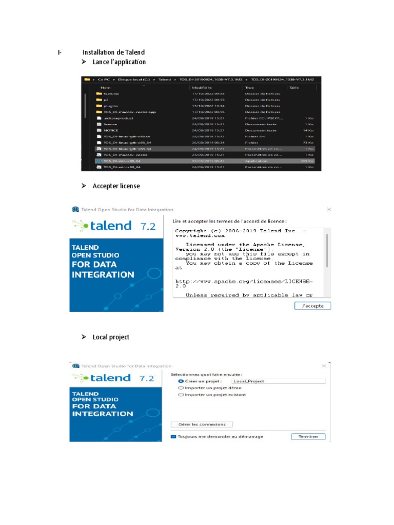 Guide d'installation et d'utilisation de Talend | PDF