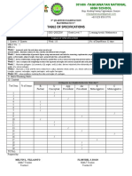 Authentic Assessment-TOS