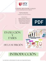 Evolución y Fases de La Nutrición