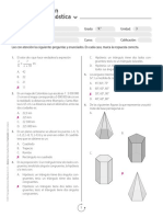 Evaluación Diagnóstica - Tercer Período - Grado 9° - MAT - Respuestas