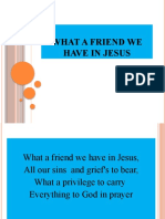 What A Friend We Have in Jesus