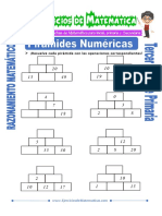 Piramides Numericas para Tercero de Primaria