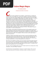 Aleister Crowley - Sobre Magia Negra