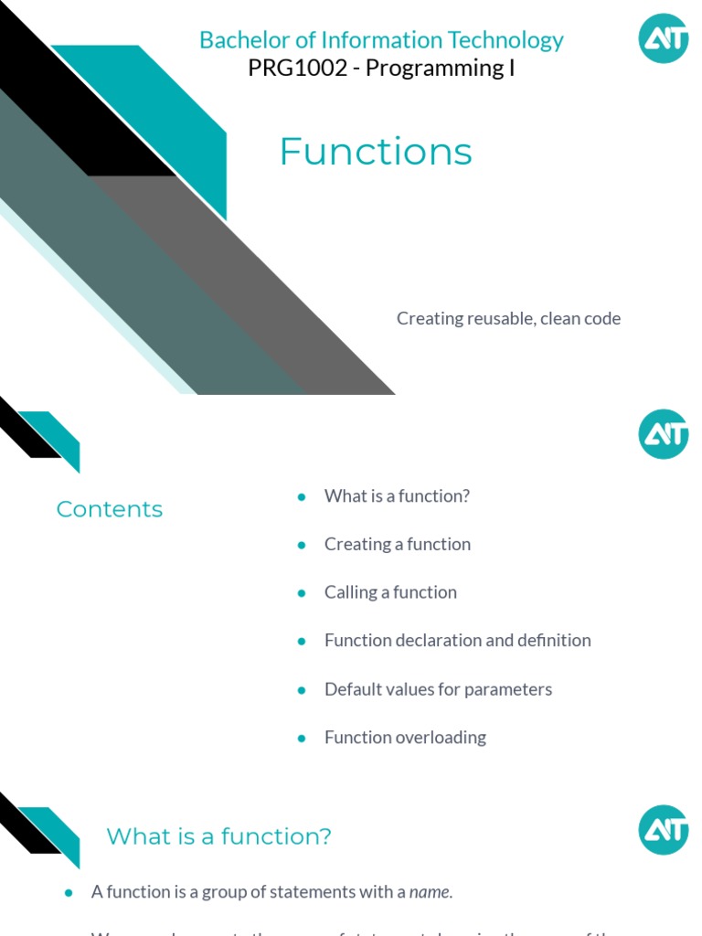 Functions | PDF