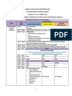 Jadwal Acara Survei Akreditasi KARS - RSUD Sayang Cianjur