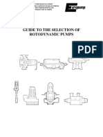 Guide To The Selection of Centrifugal Pumps