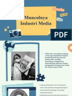 Komunikasi Massa - PT 3 - Kemunculan Industri Media