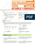 Regla de Tres Simple y Compuesta para Cuarto Grado de Secundaria