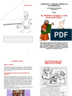 el profeta Isaías y juan el bautista. PDF