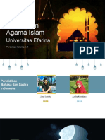 Pendidikan Agama Islam: Universitas Efarina