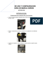 Manual Uso, Calibracion y Configuracion Impresora 3d Cura