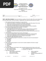 Q3 Summative Test 3 - DISS