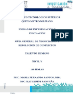 Guia General de Negociacion y Resolucion de Conflictos