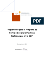 Reglamento Servicio Social y Practicas Profesionales