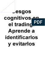 Sesgos Cognitivos en Trading