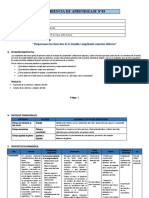 3° Grado Experiencia de Aprendizaje N°03 Del15 Mayo Al 02 de Junio