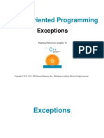 Lecture08 CH 15-I (Exceptions)