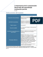 Identifique La Importancia de La Comprensión Verbal en El Desarrollo Del Aprendizaje Mediante La Evaluación Parcial