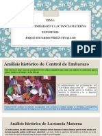 CONTROL DE EMBARAZO Y LACTANCIA MATERNA Diapositivas