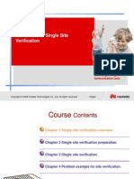 WCDMA RNO Single Site Verification