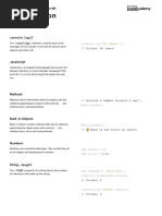 Codecademy Cheatsheets