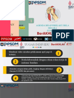 PPSDM: 1. Pendalaman Dan Penguatan 2. Penjelasan Tugas: Kelompok Dan Individu