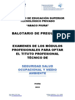 Balotario para Titulacion - Ssoma - Profesionales - C2022