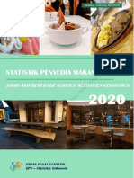 Statistik Penyedia Makan Minum 2020