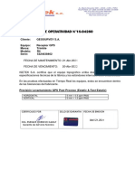 Certificado de Operatividad R4 5324438462 - 2