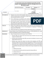 Pengajuan Review Kolom Koreksi Kontraktor Dalamproses Tender Renovasi Dan Pembangunan Rumah Sakit (Rev.00, 2022)