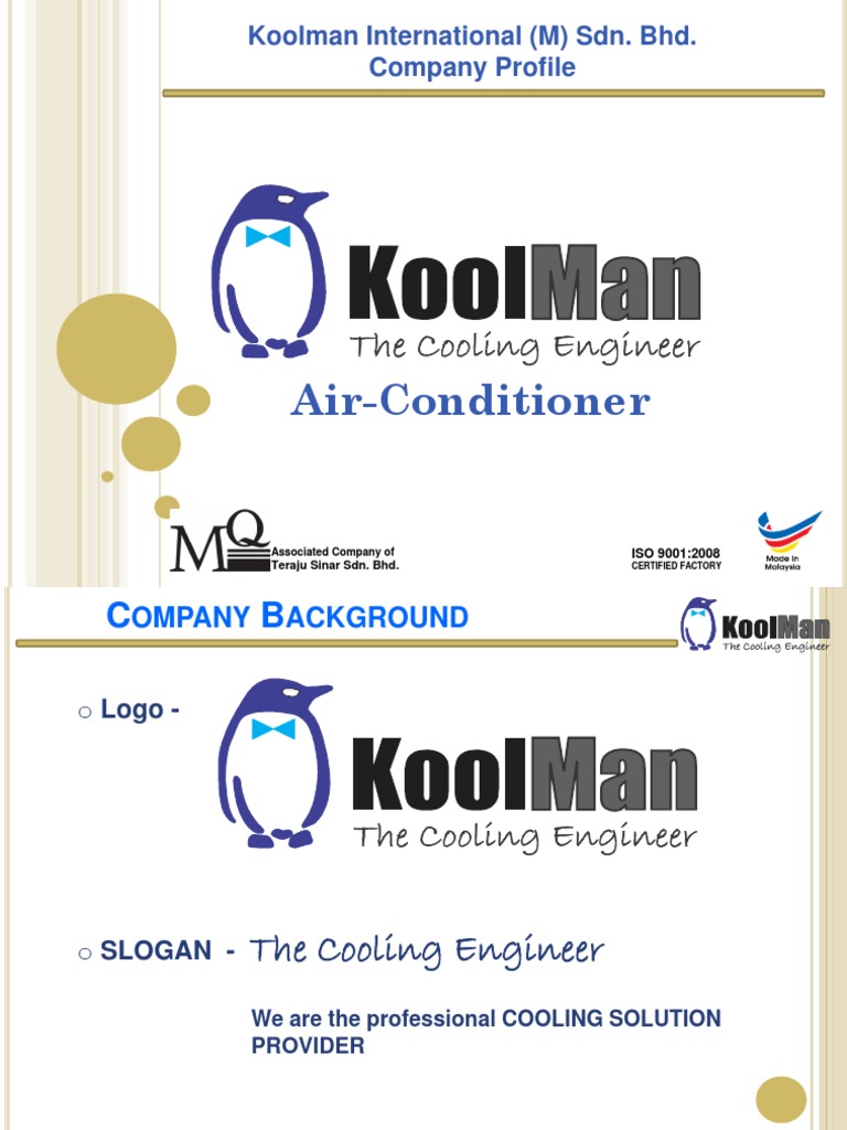 Koolman Profile | PDF | Air Conditioning | Solar Panel