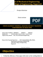 Finite Element Thermal Analysis On Heat Transfer Performance of Heat Pipe-1