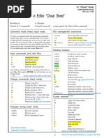 VI Cheat Sheet