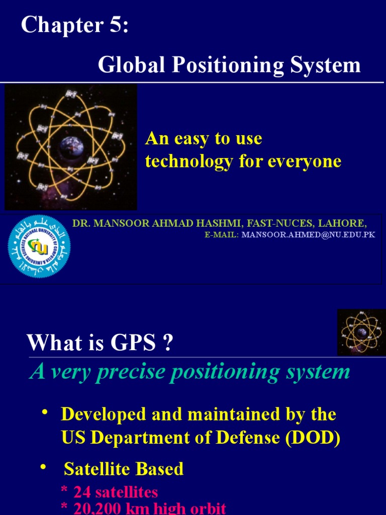 Chapter 5Global Positioning System PDF Global Positioning System