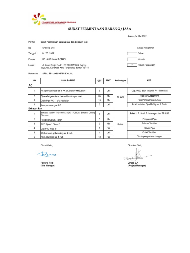 SPB Ib. 048. Exhaust Fan Dan AC PDF Building Automation Electromechanical Engineering