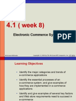 Week 8 - Electronic Commerce