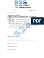 CBSE Class 11 Chemistry Sample Paper Set 1 - 2 - OCR