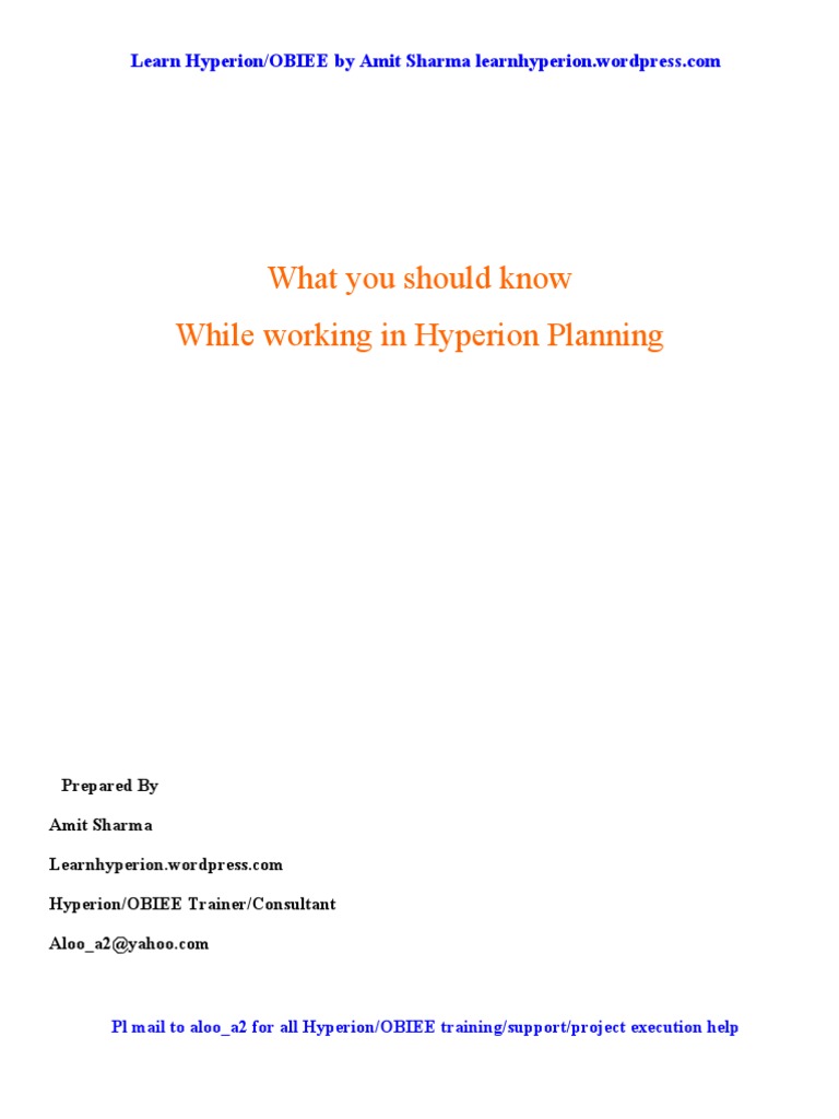 Saved Assumption In Hyperion Planning