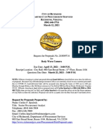 RPD Axon 21 Bodycam Specs & Proposal Contract