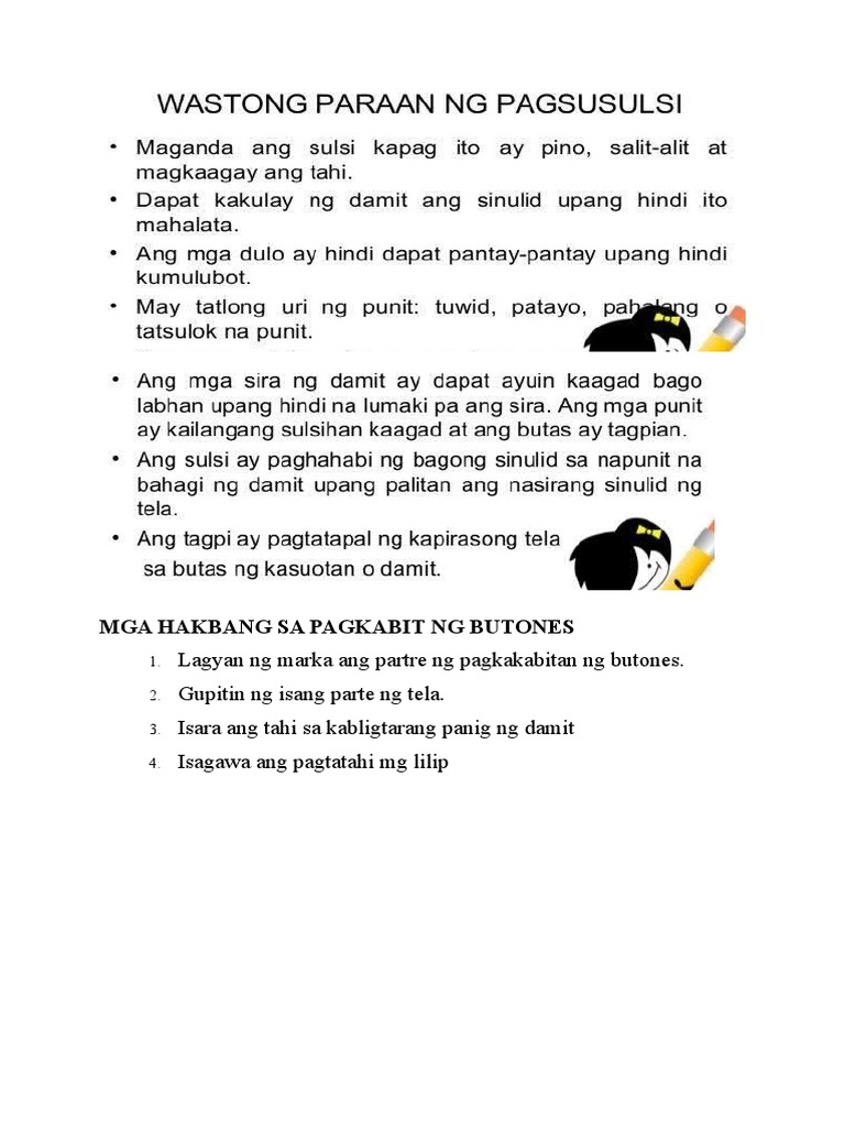 Lecture Paraan NG Pagsusulsi | PDF