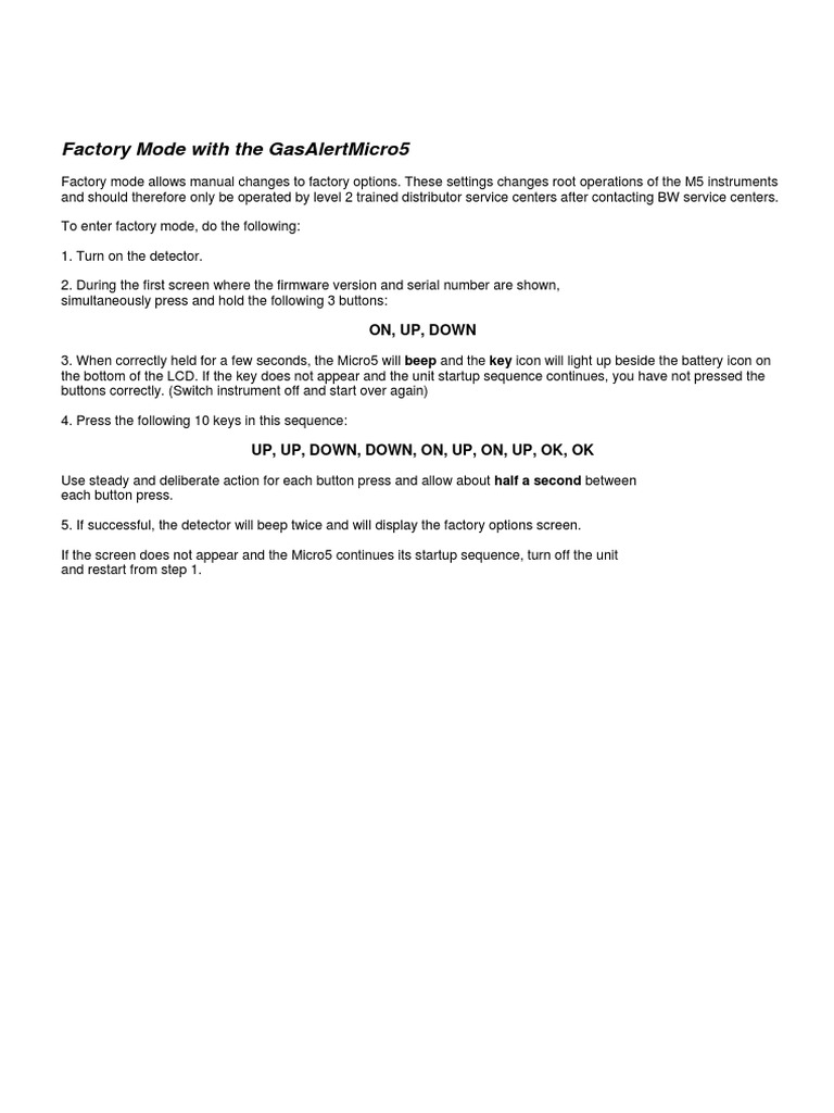 BW M5 Procedure How To Do Factory Mode Tech Mode