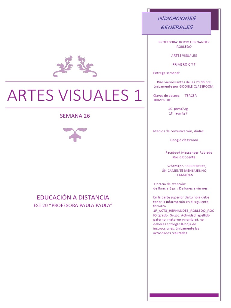 Artes Visuales 1 | PDF | Creatividad | Dibujo