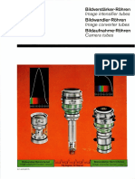 Telefunken Bildverstärker-Röhren More 1975