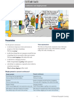 Present Continuous and Simple Present: Presentation