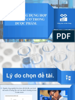 Chủ Đề: Ứng Dụng Hợp Chất Hữu Cơ Trong Dược Phẩm