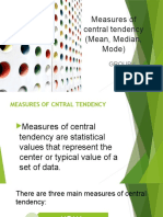 Central Tendency 